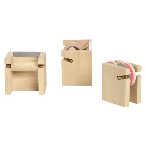 Dérouleur de scotch 3 - Bois clair